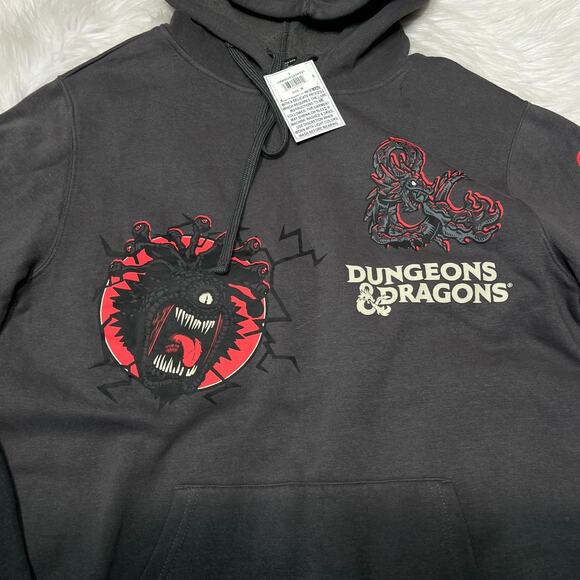 DUNGEONS & DRAGONS BEHOLDER HOODIE SIZE MEDIUM - Picture 2 of 5